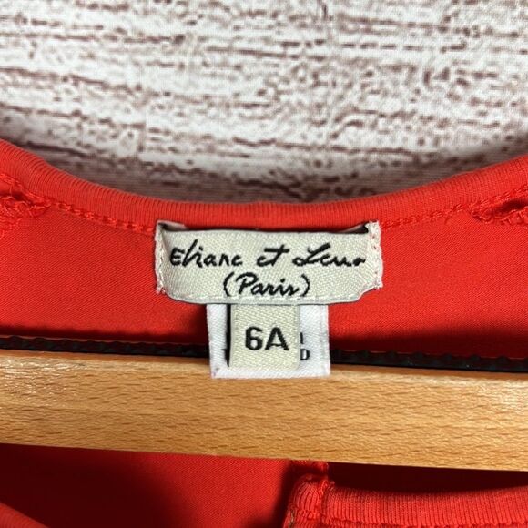 ELIANA ET LENA Paris Girl’s Summer Floral Dress Cotton size 6A - Picture 11 of 12